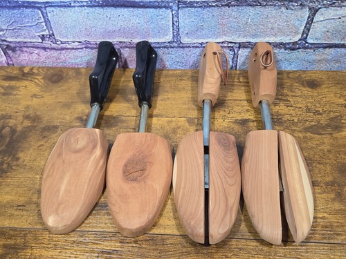 Pairs mens wood shoe tree - wood,