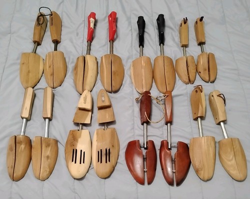 Lot pairs wooden shoe - of, of